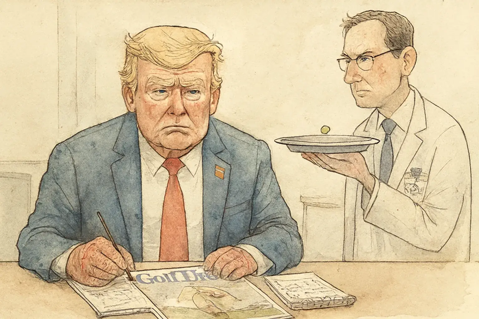 Trump im Wahlkampf: Wenn Golfpartien und Gerüchte die Politik überschatten