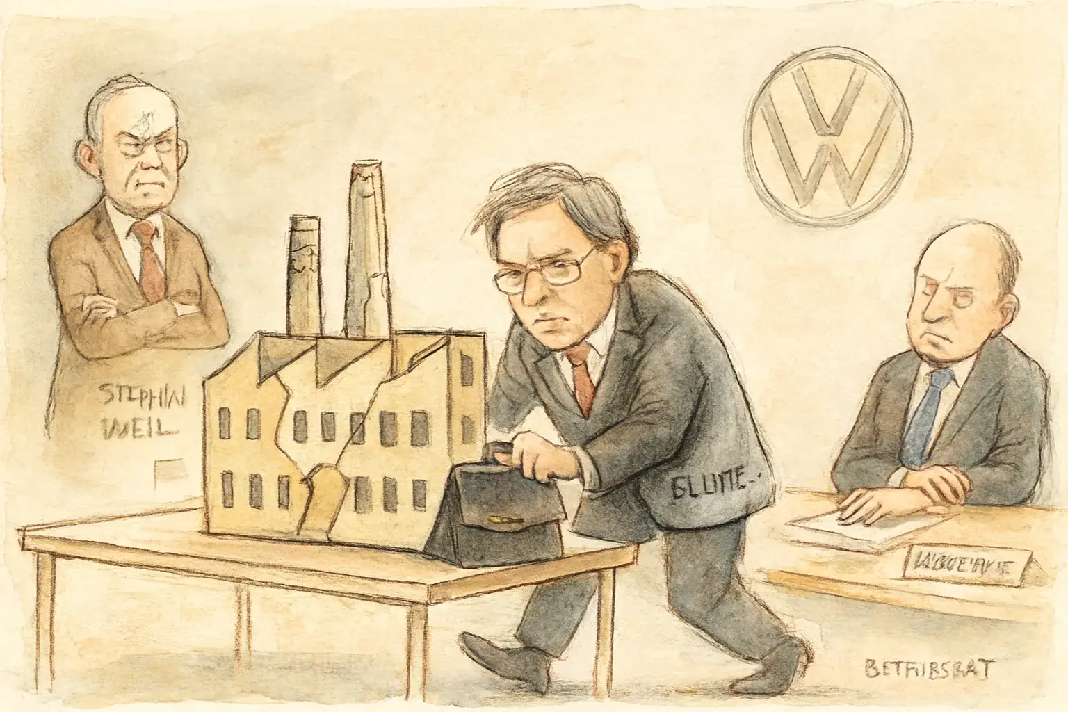 VW-Chef im Spagat: Zwischen Sparzwang und dem Anspruch auf deutsche Arbeitsplätze