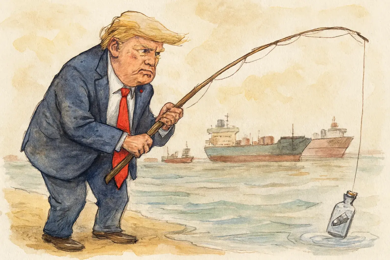 Trump schürt Iran-Krieg: Der Hormuz als Wahlkampf-Brennpunkt