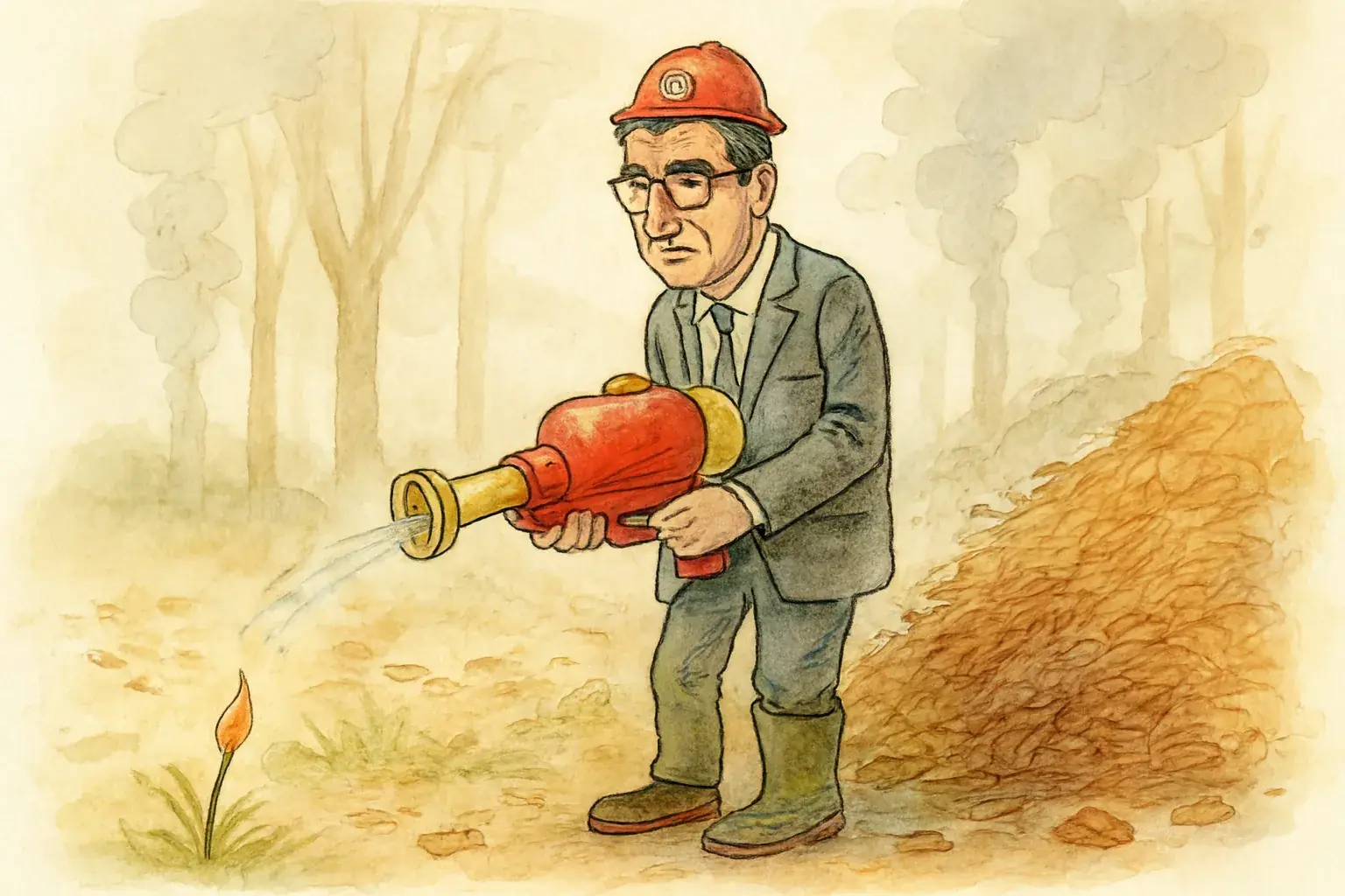 Das Feuer-Paradoxon: Warum wir unsere Wälder besser brennen lassen müssen